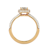 Verve Solitaire Halo Ring