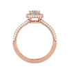 Verve Solitaire Halo Ring
