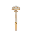 Verve Solitaire Halo Ring