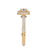 Verve Solitaire Halo Ring