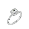 Verve Solitaire Halo Ring