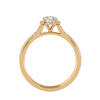 Ava Solitaire Halo Ring