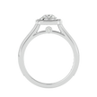 Melrose Solitaire Halo Ring