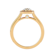 Melrose Solitaire Halo Ring