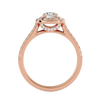 Aura Solitaire Halo Ring