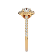 Aura Solitaire Halo Ring