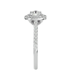 Aura Solitaire Halo Ring