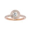 Crestora Solitaire Halo Ring