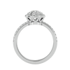 Crestora Solitaire Halo Ring