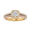 Mirela Solitaire Halo Ring