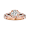 Mirela Solitaire Halo Ring