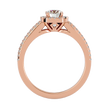 Mirela Solitaire Halo Ring