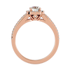 Mirela Solitaire Halo Ring