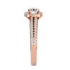 Mirela Solitaire Halo Ring