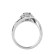 Malaha Solitaire Halo Ring