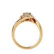 Malaha Solitaire Halo Ring