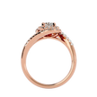 Malaha Solitaire Halo Ring