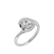 Malaha Solitaire Halo Ring