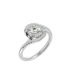 Malaha Solitaire Halo Ring