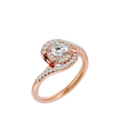 Malaha Solitaire Halo Ring