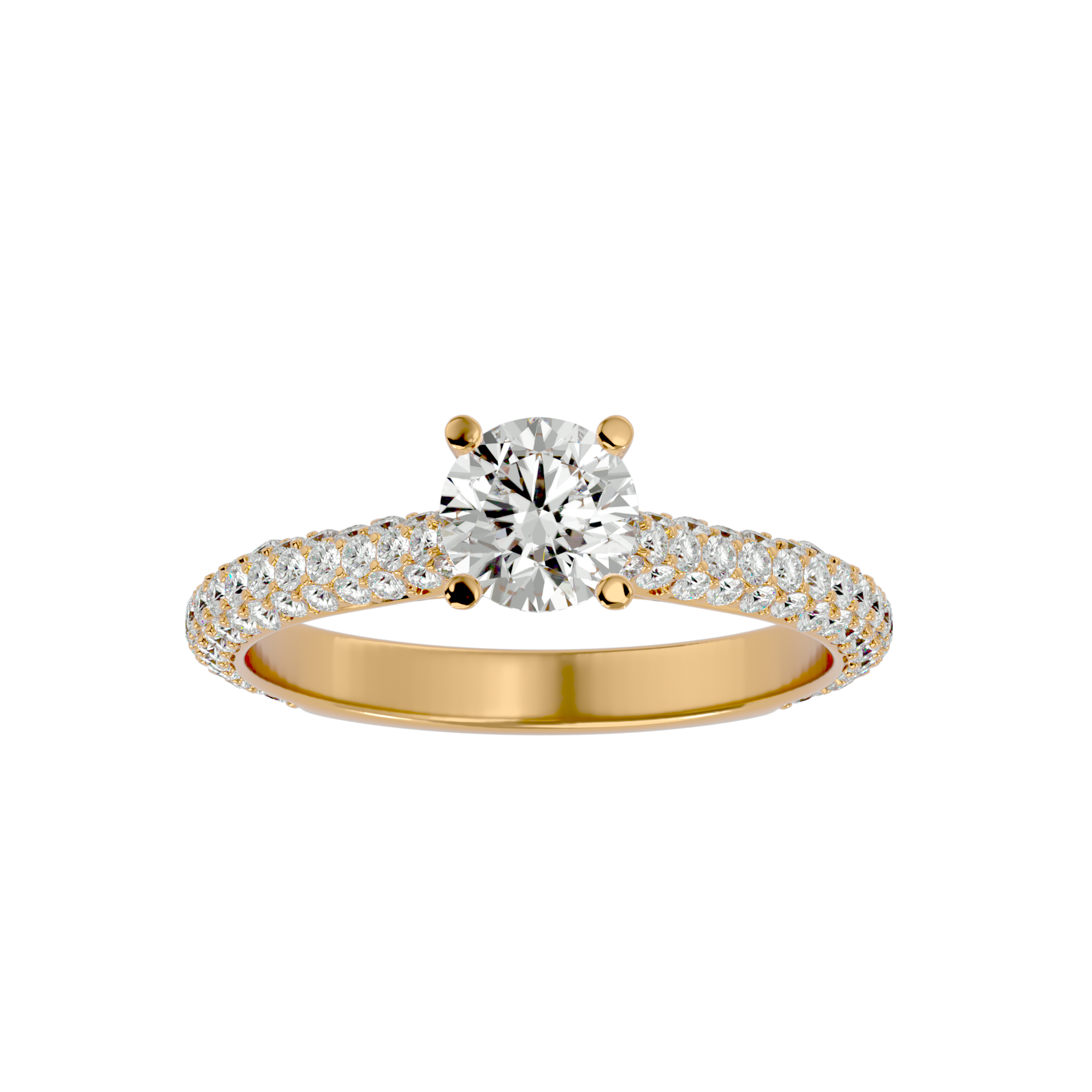 Trinity Solitaire Ring