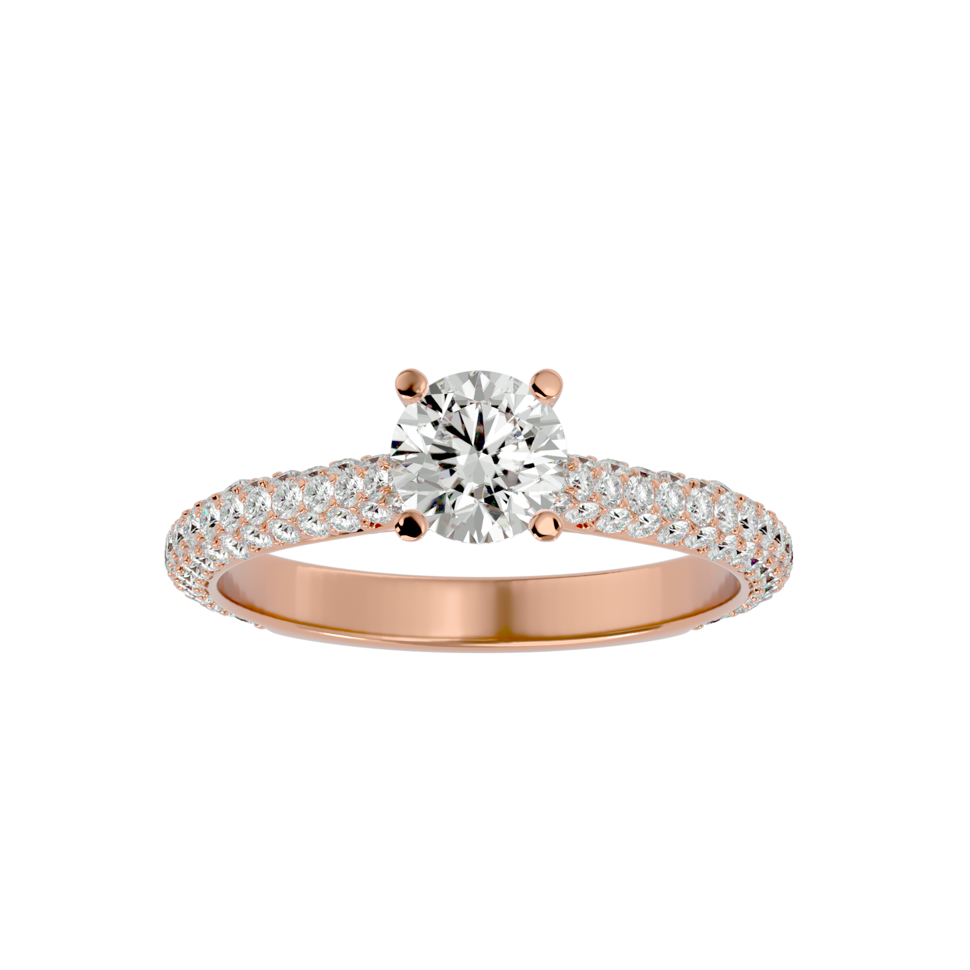 Trinity Solitaire Ring