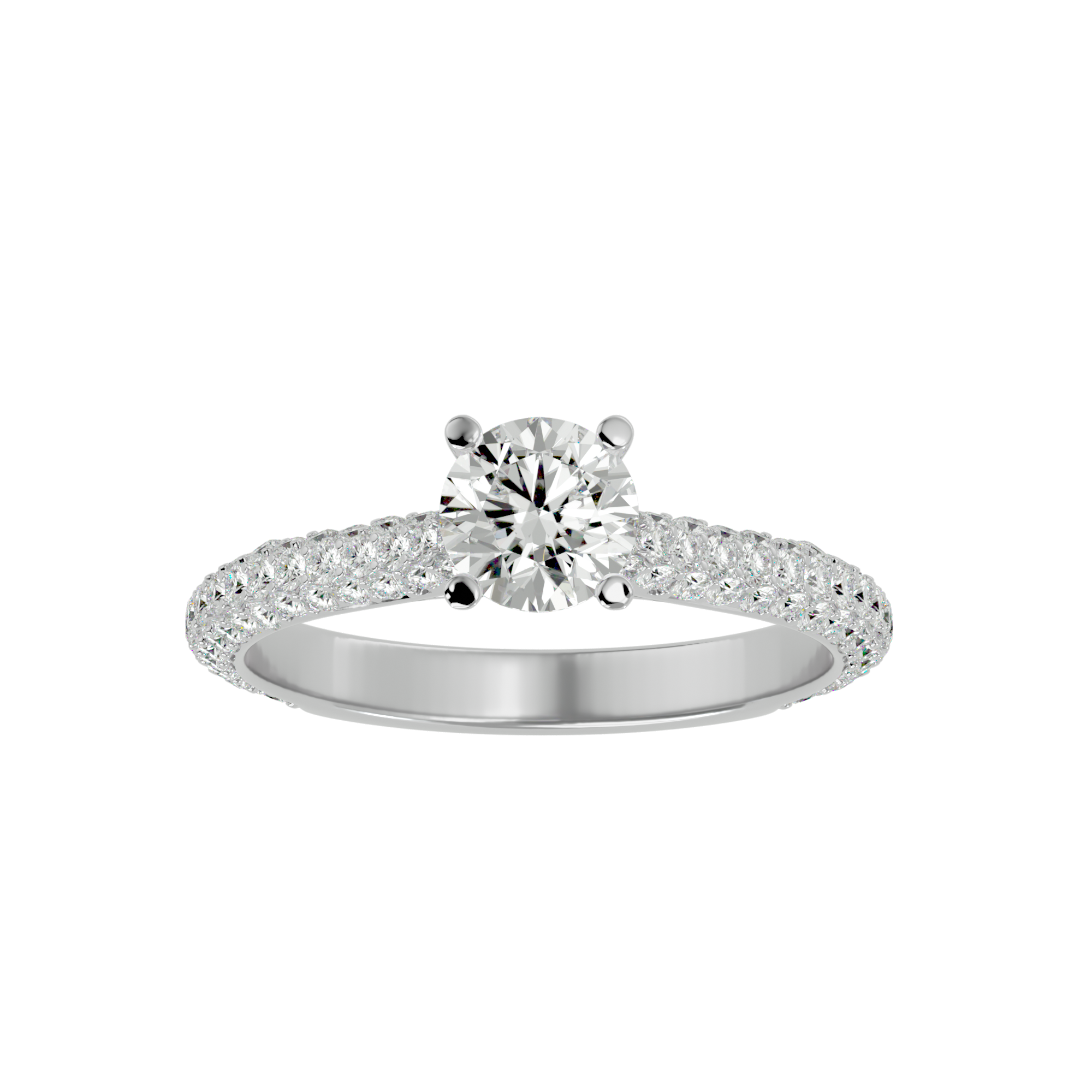 Trinity Solitaire Ring
