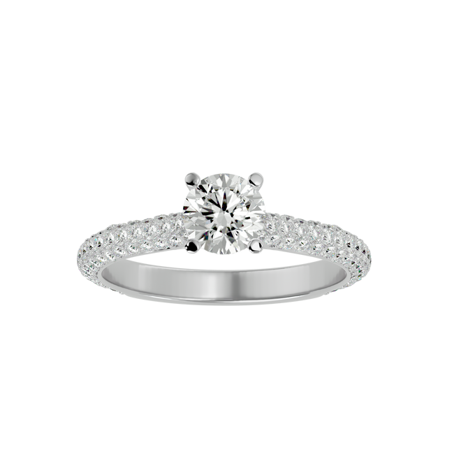 Trinity Solitaire Ring