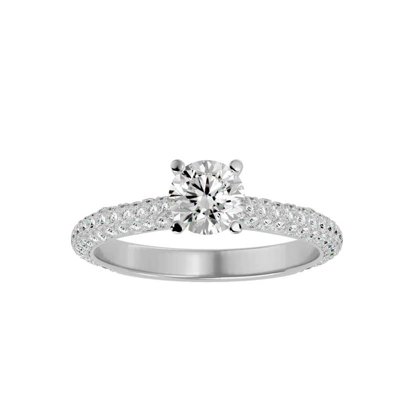 Trinity Solitaire Ring