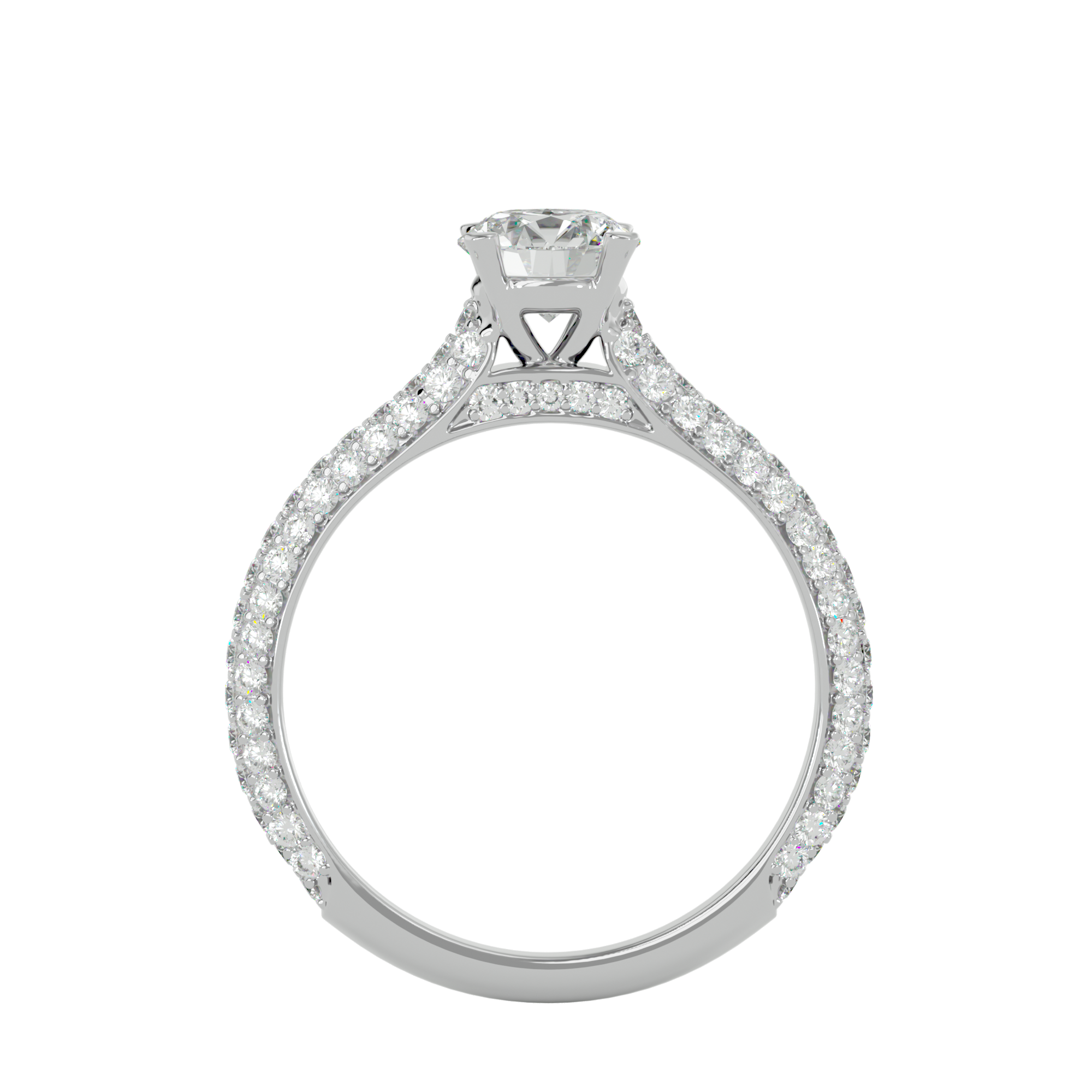 Trinity Solitaire Ring