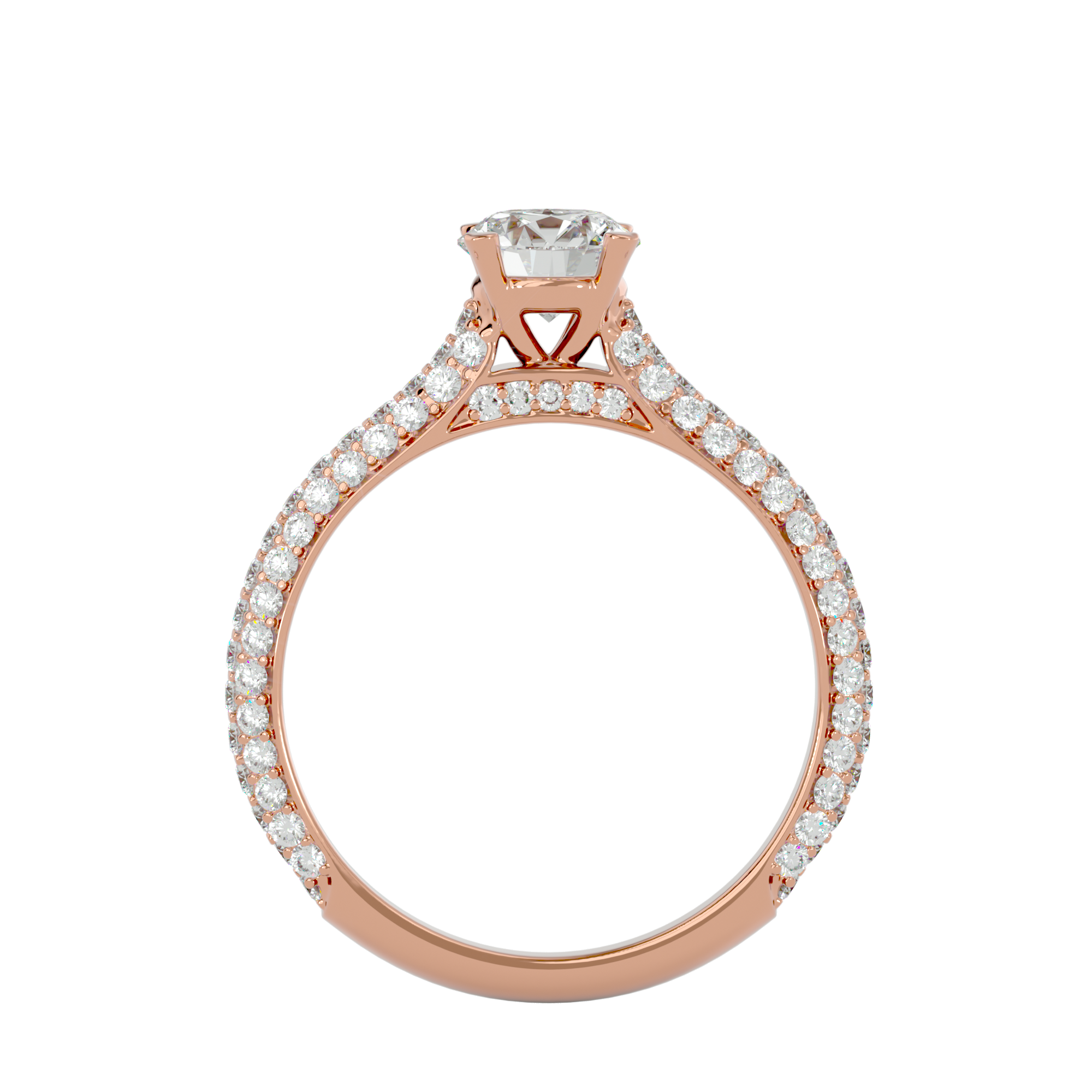 Trinity Solitaire Ring