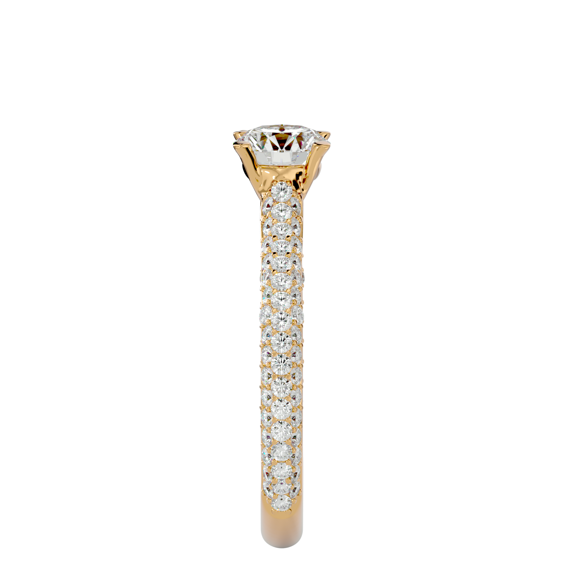 Trinity Solitaire Ring