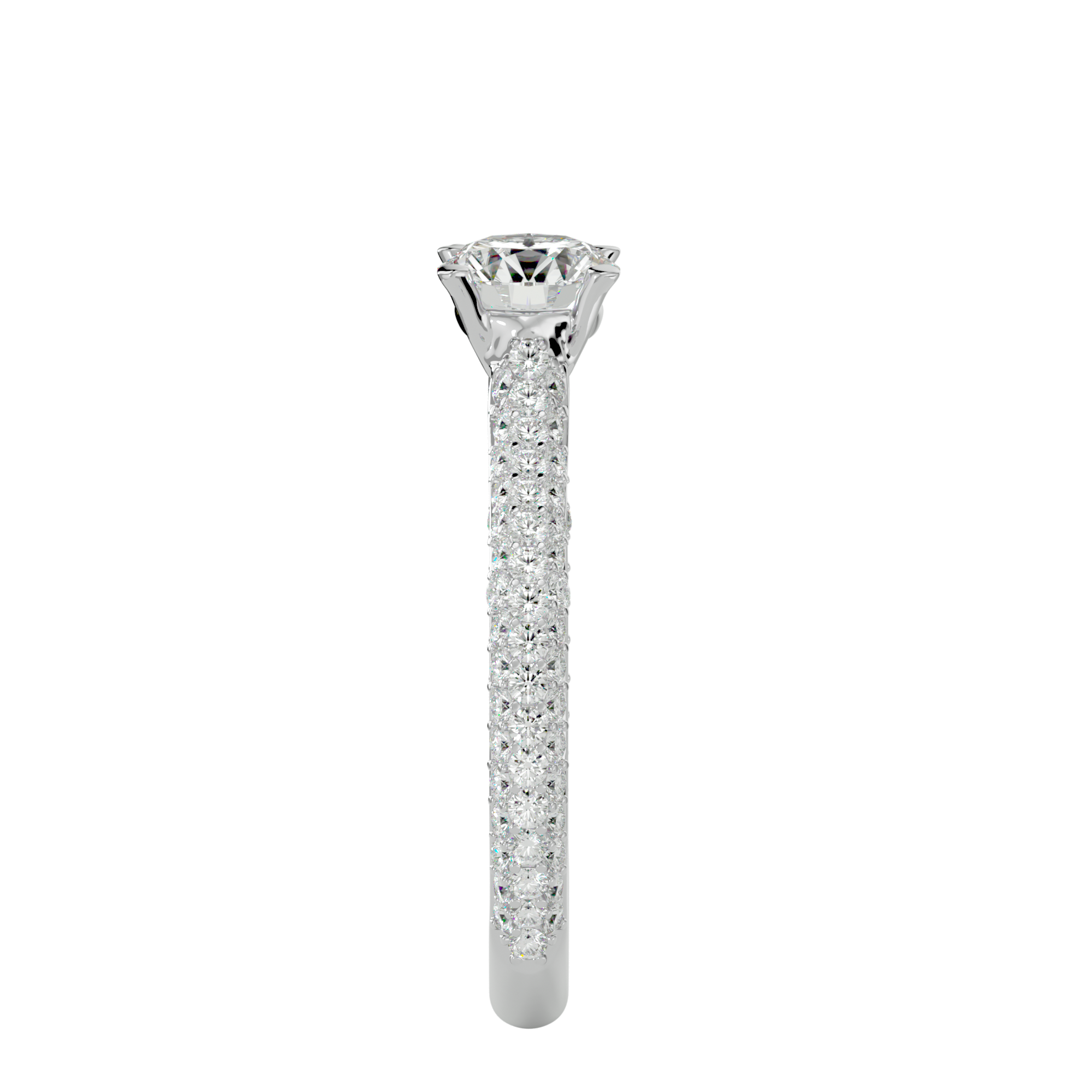 Trinity Solitaire Ring