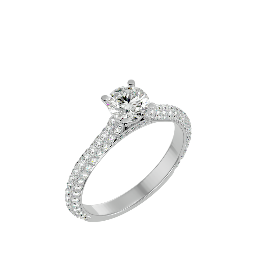 Trinity Solitaire Ring