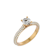 Trinity Solitaire Ring