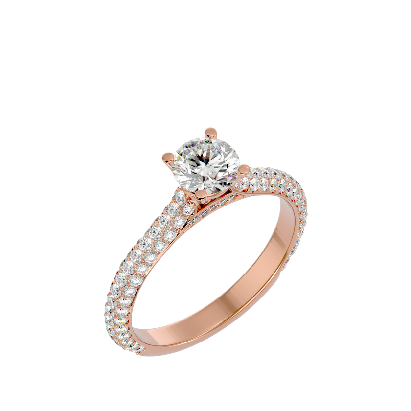 Trinity Solitaire Ring