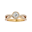 Inara Solitaire Halo Ring