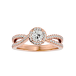 Inara Solitaire Halo Ring