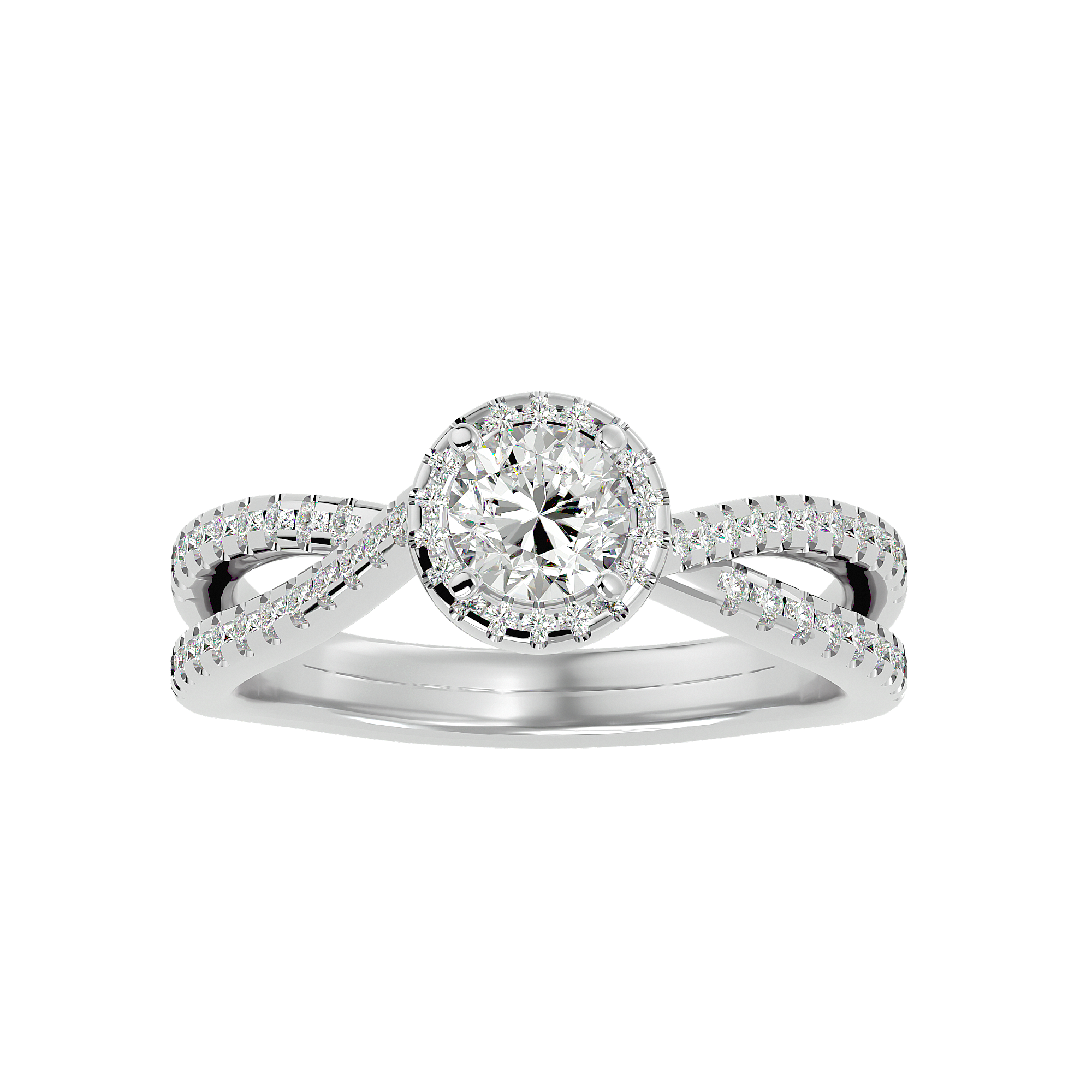Inara Solitaire Halo Ring
