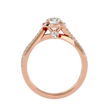 Inara Solitaire Halo Ring