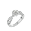 Inara Solitaire Halo Ring