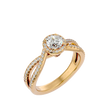 Inara Solitaire Halo Ring