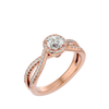 Inara Solitaire Halo Ring