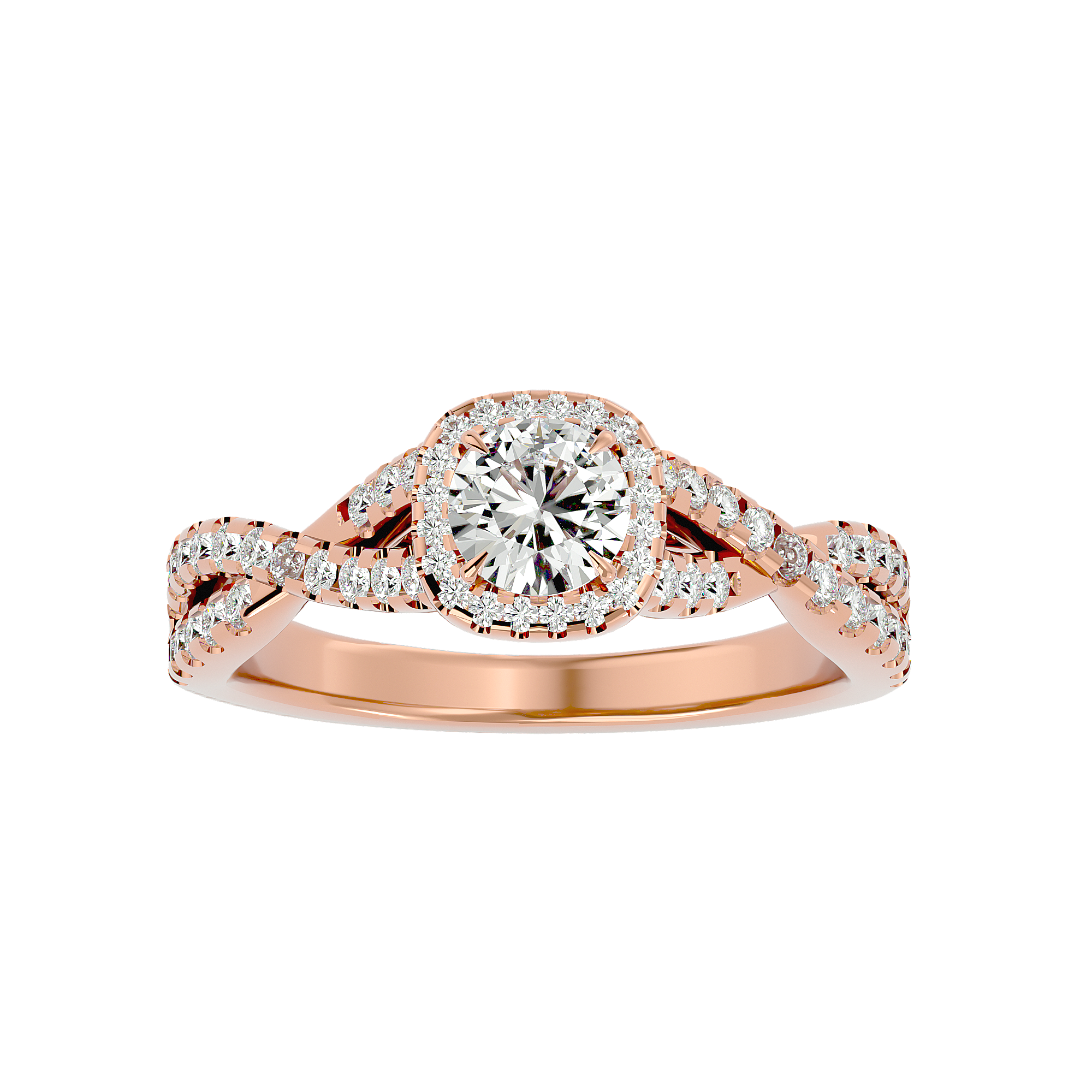 Zoella Solitaire Halo Ring