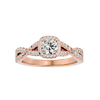 Zoella Solitaire Halo Ring