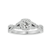 Zoella Solitaire Halo Ring