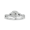 Zoella Solitaire Halo Ring