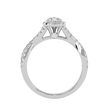 Zoella Solitaire Halo Ring