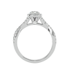 Zoella Solitaire Halo Ring