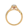 Zoella Solitaire Halo Ring
